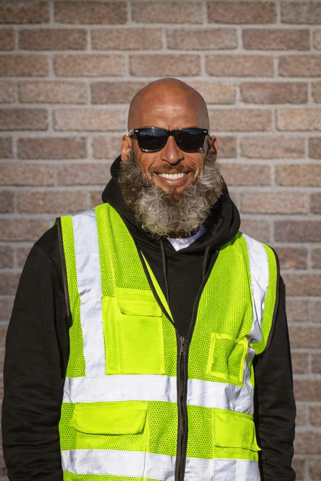 Professional headshot of Jerrod Luke, Verde Landscape's Amarillo Production Manager, smiling warmly in work clothing.